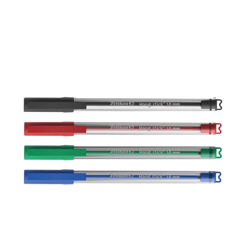 Pelikan ballpoint pens Hang stick, assorted colours, 50 pieces